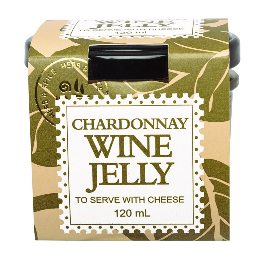 Chardonnay Wine Jelly – Gourmet Wine-Infused Jelly 120ml