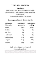 Pinot Noir Wine Jelly – Gourmet Wine-Infused Jelly 120ml