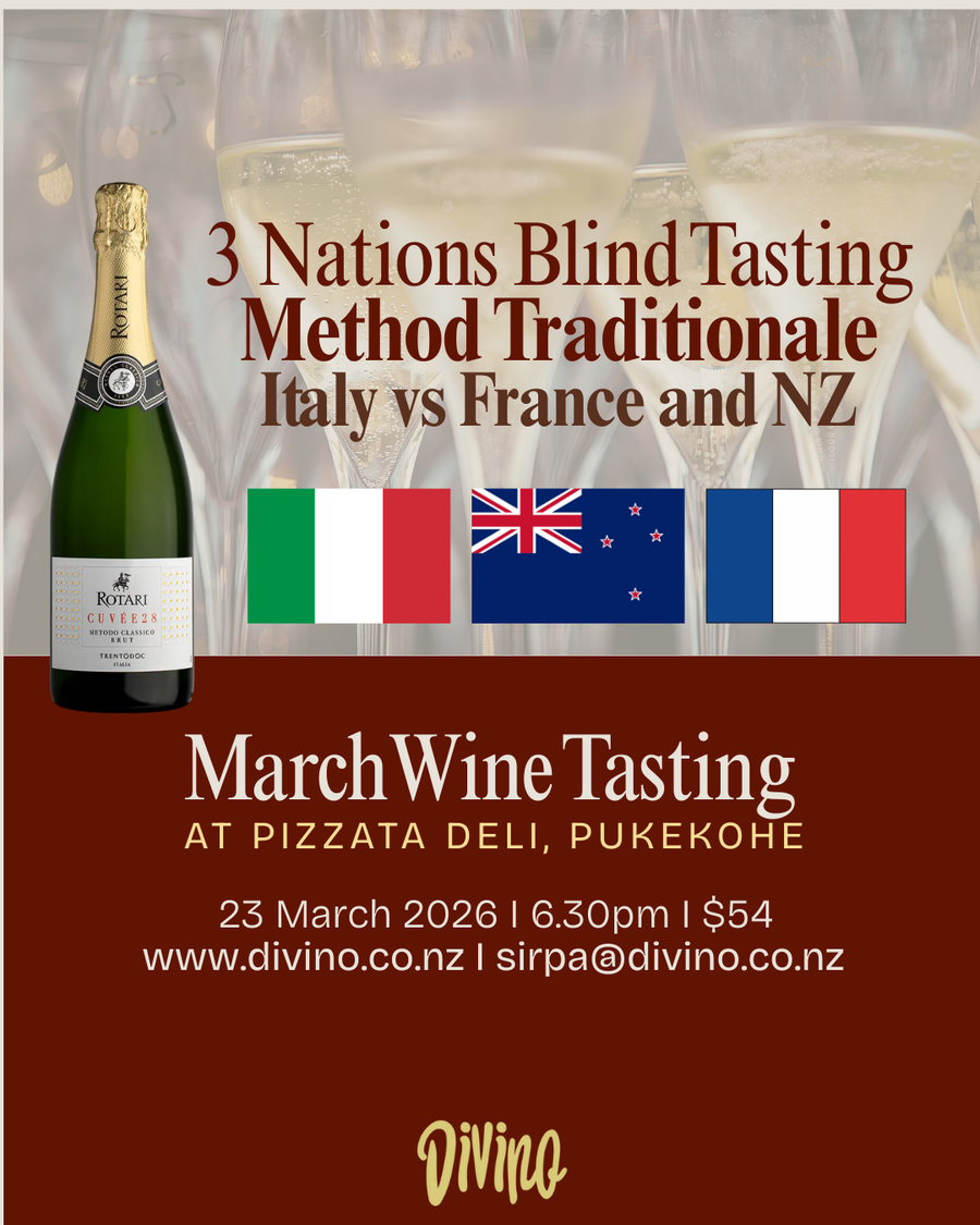 Sparkling Wine & Champagne: 3 Nations Challenge - March Tasting