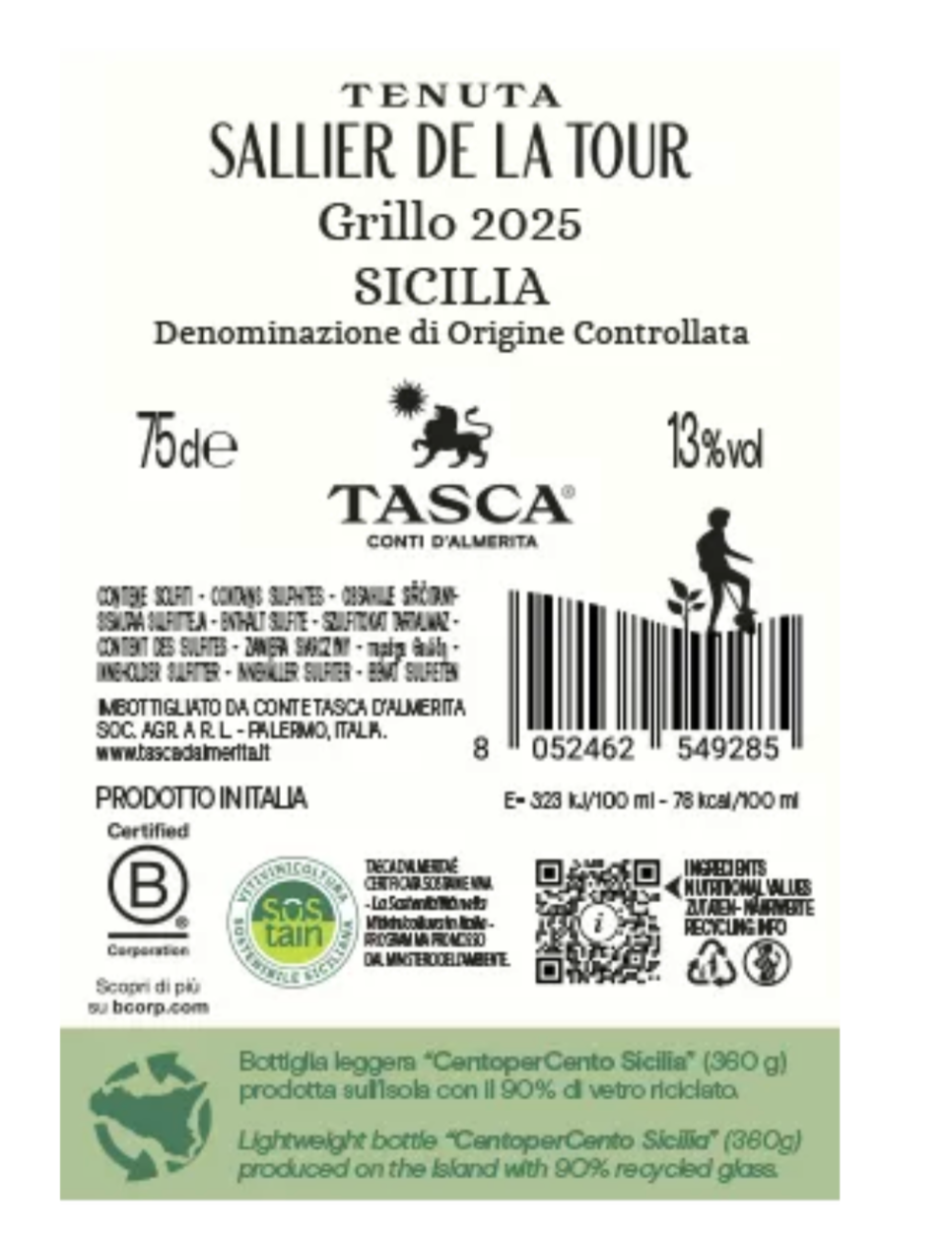 Grillo "Sallier De La Tour" Sicilia DOC