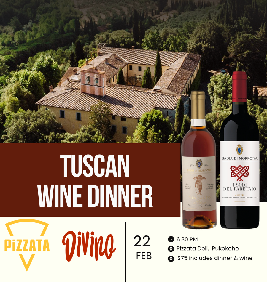 22 Feb 2027 - Tuscan Wine Dinner