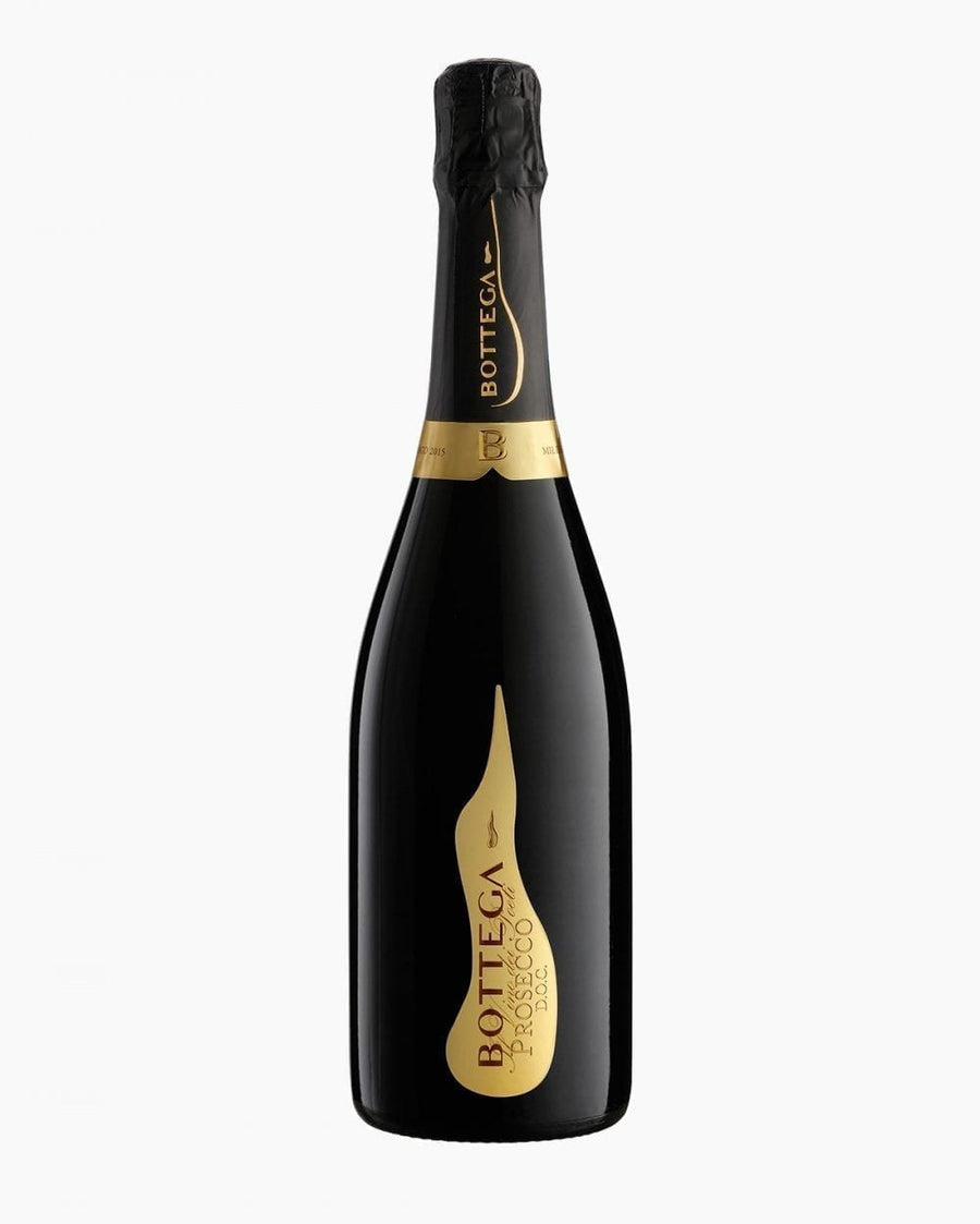Poeti Prosecco DOC 750ml – black bottle with gold label