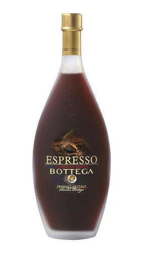 Bottega Espresso liqueur bottle detail