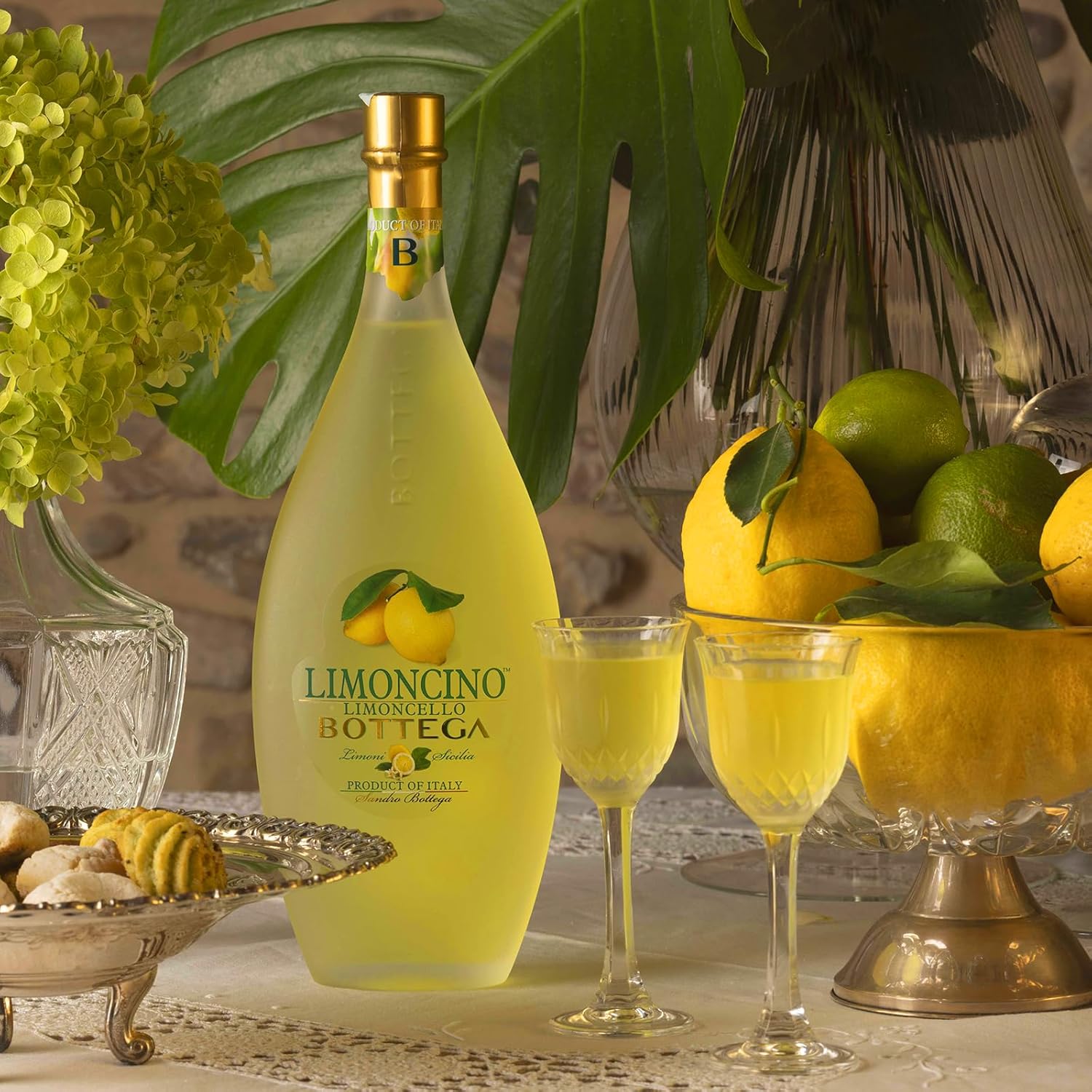 Bottega Limoncino Lemon Liqueur label detail