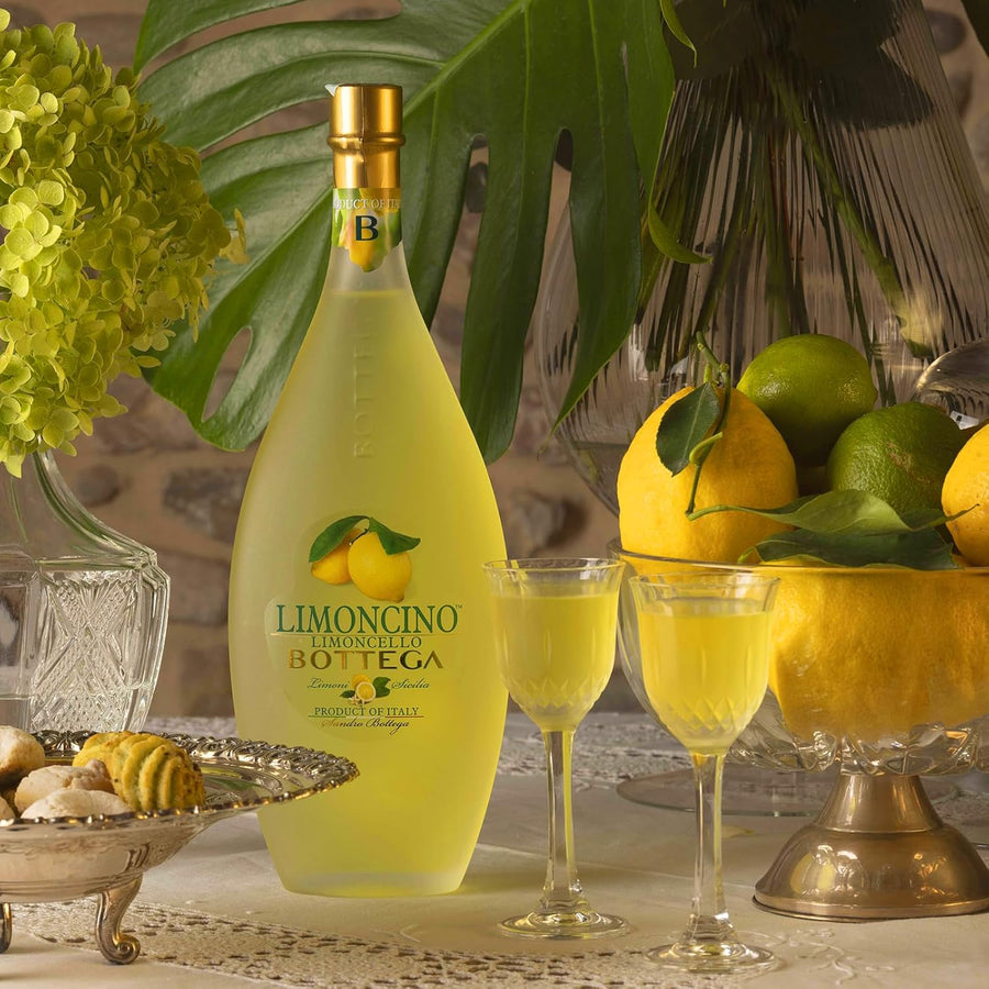 Bottega Limoncino Lemon Liqueur label detail
