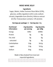 Rose Wine Jelly – Gourmet Wine-Infused Jelly 120ml