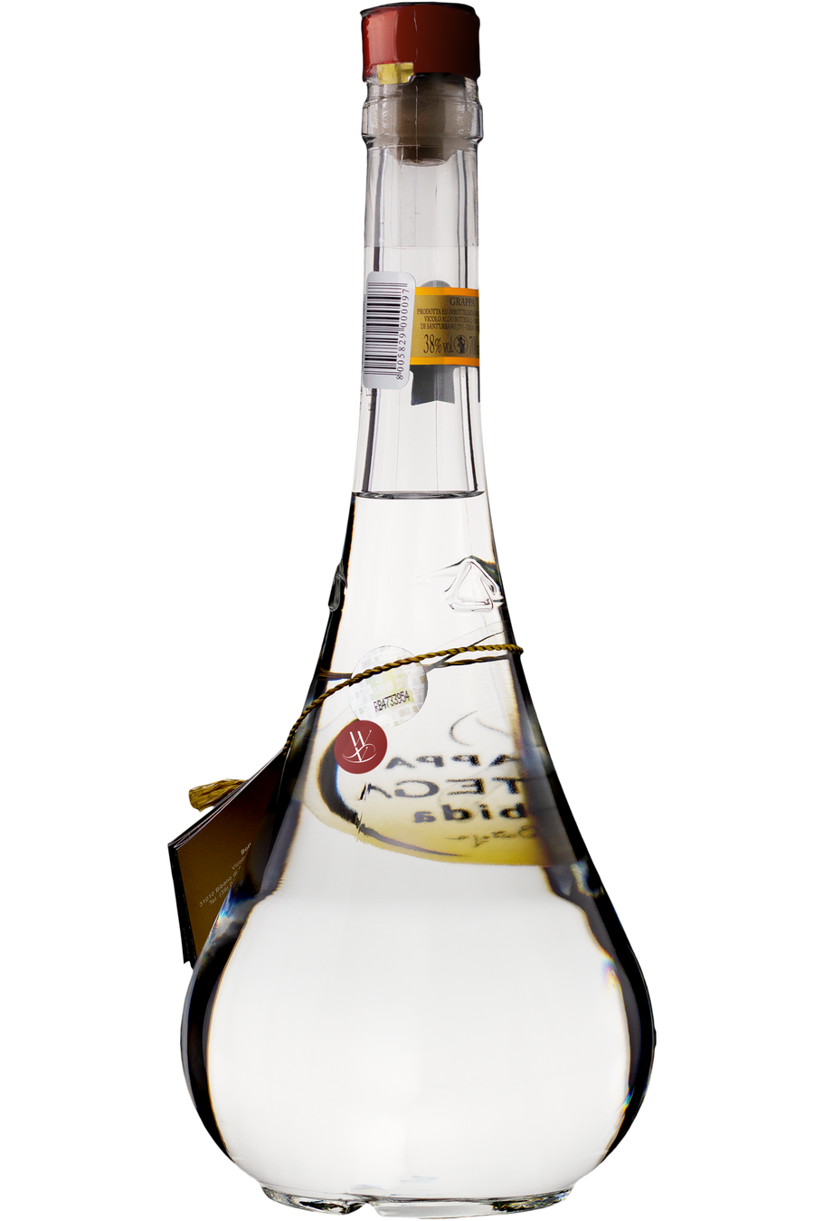 Sandro Bottega Young Grappa 700ml – bottle detail